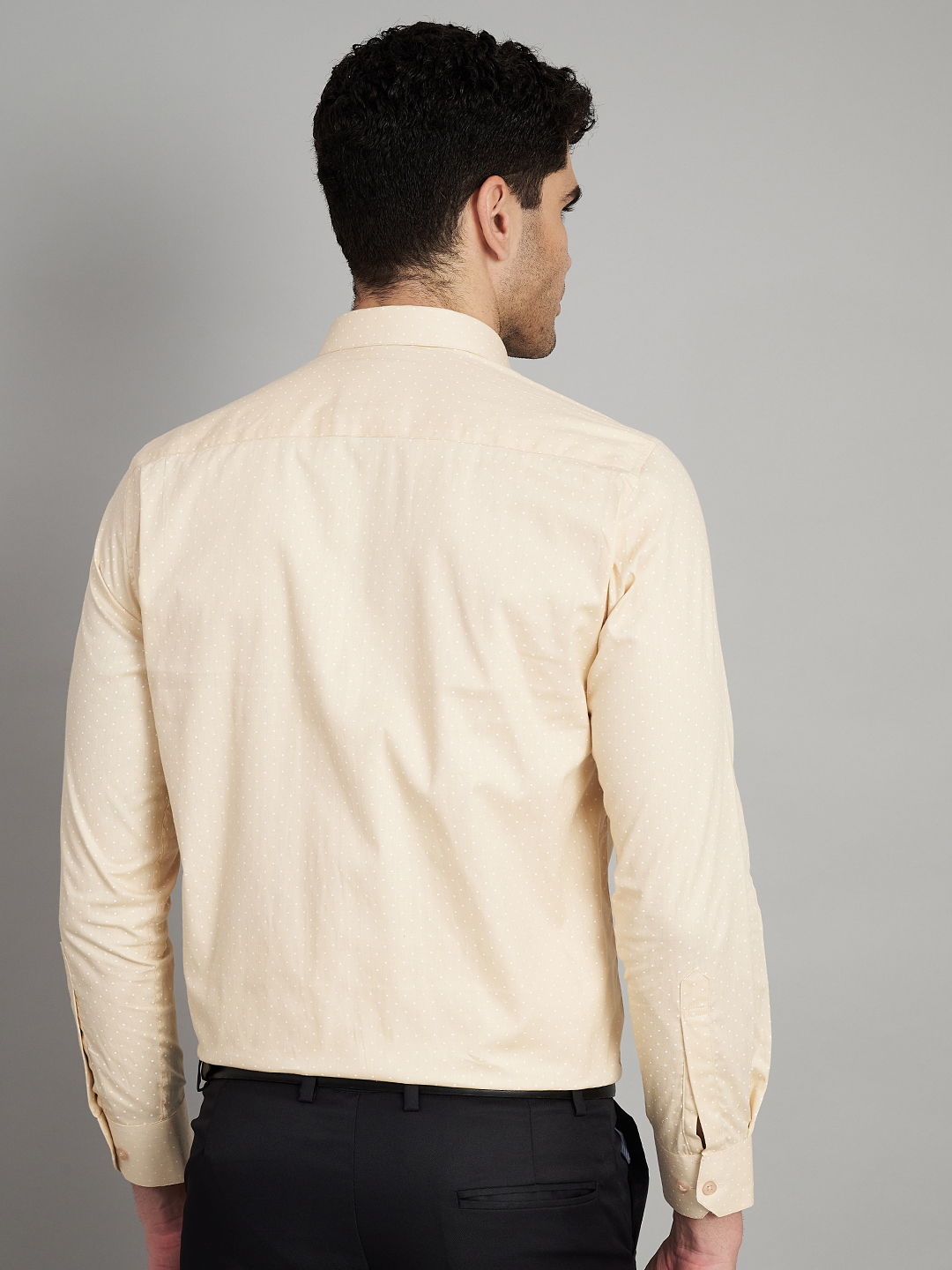 Cream Mens Formal Shirt 2