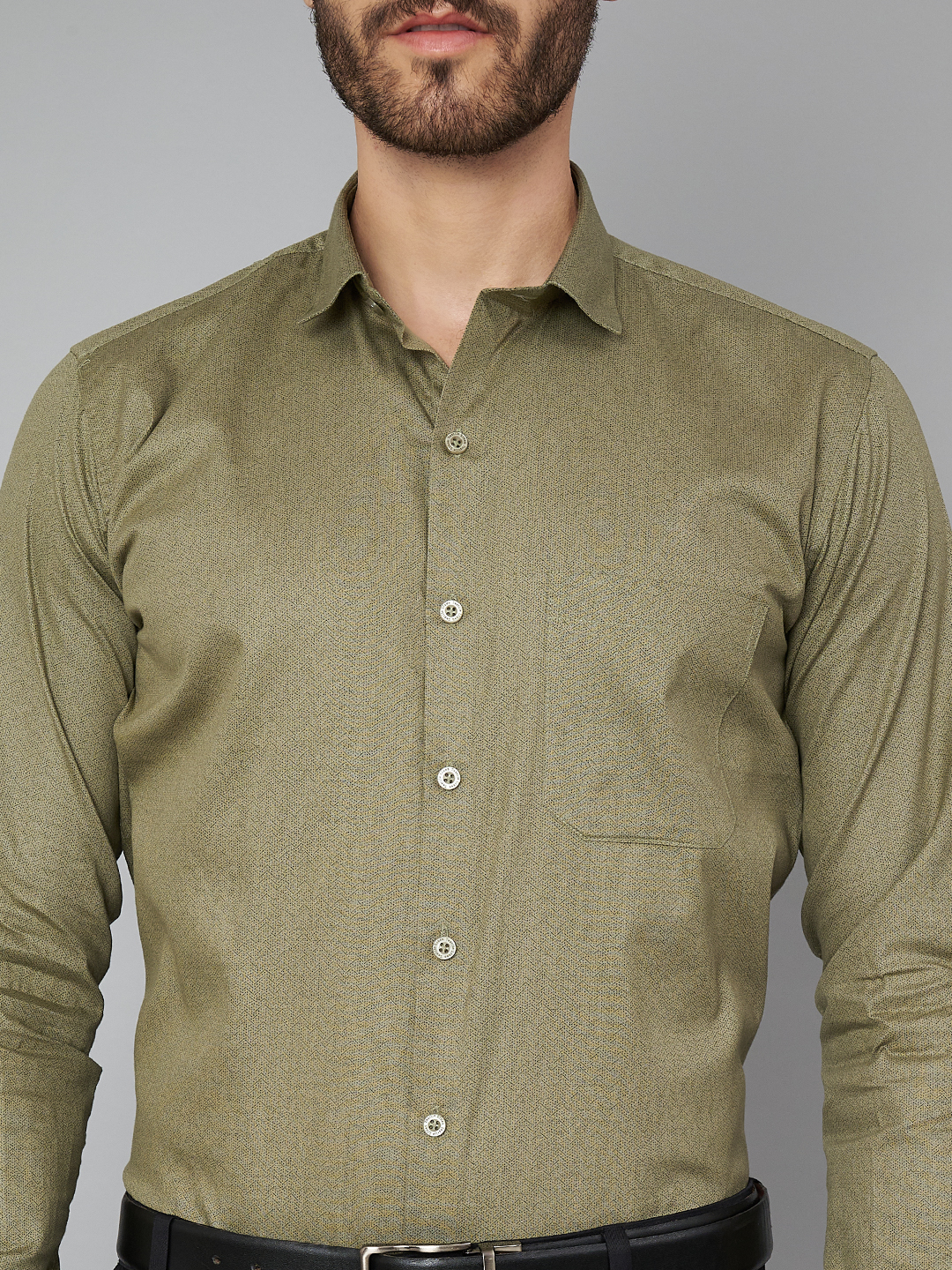 Mehendi Printed Mens Formal Shirt