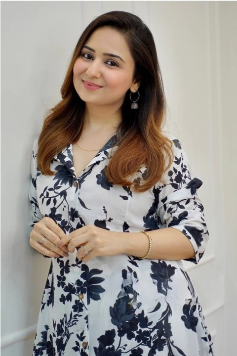 Black Cotton Printed Kurti with Pant