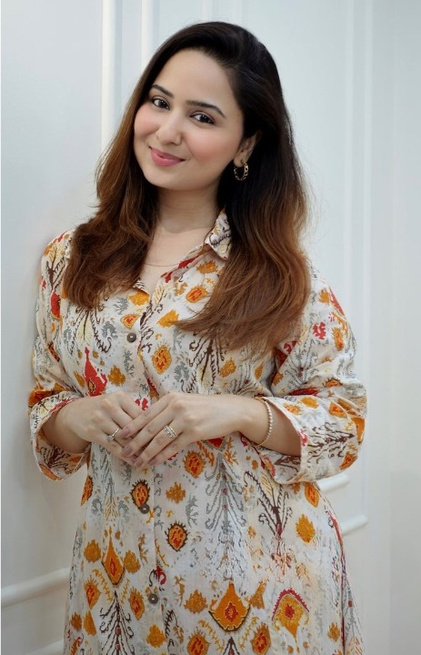 Brown Cotton Printed Kurti with Pant