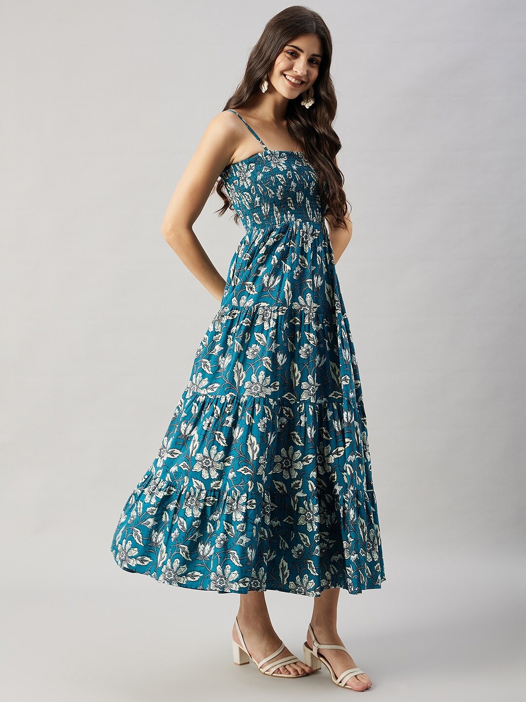 Cotton Printed Anarkali Frock V23