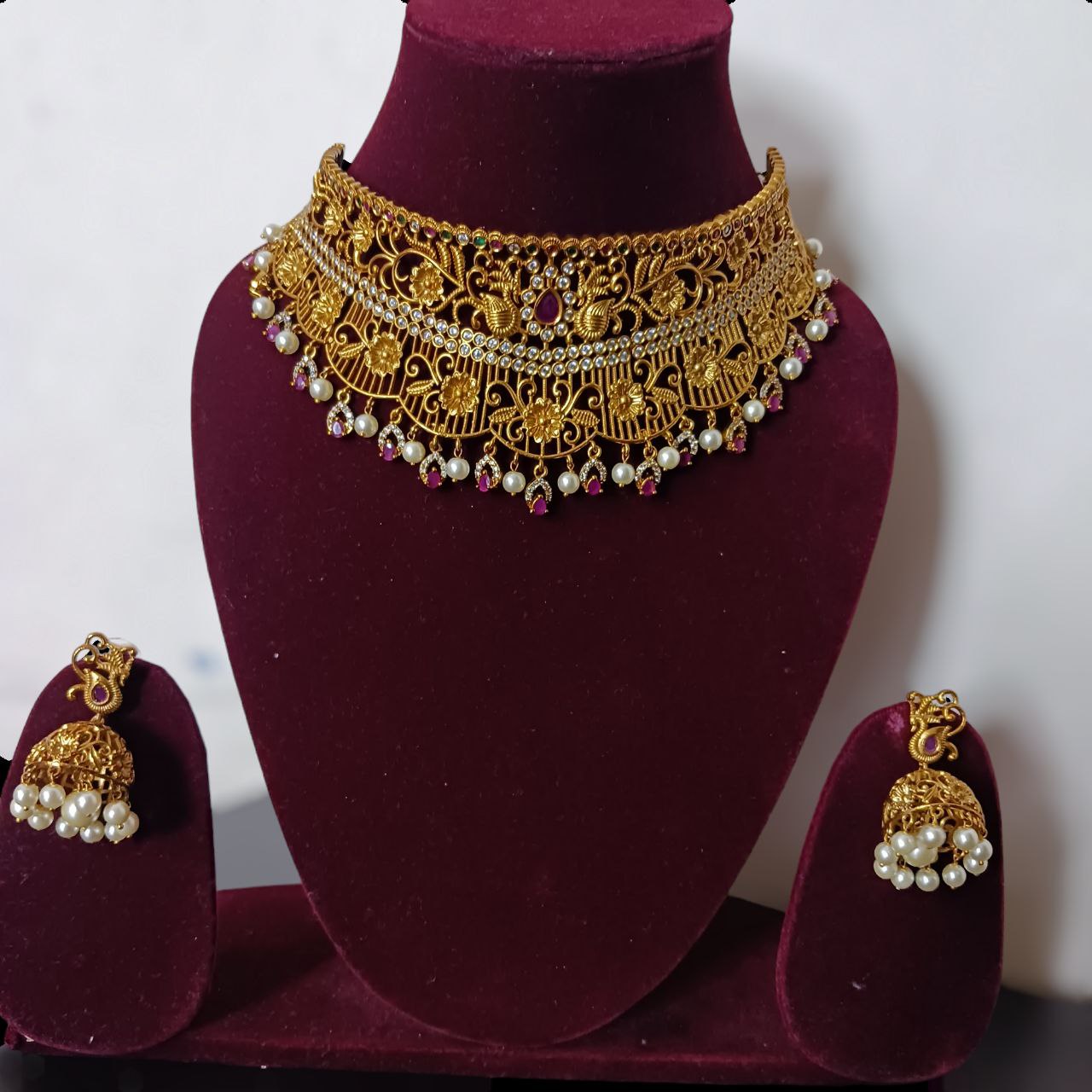 Ruby Temple Choker