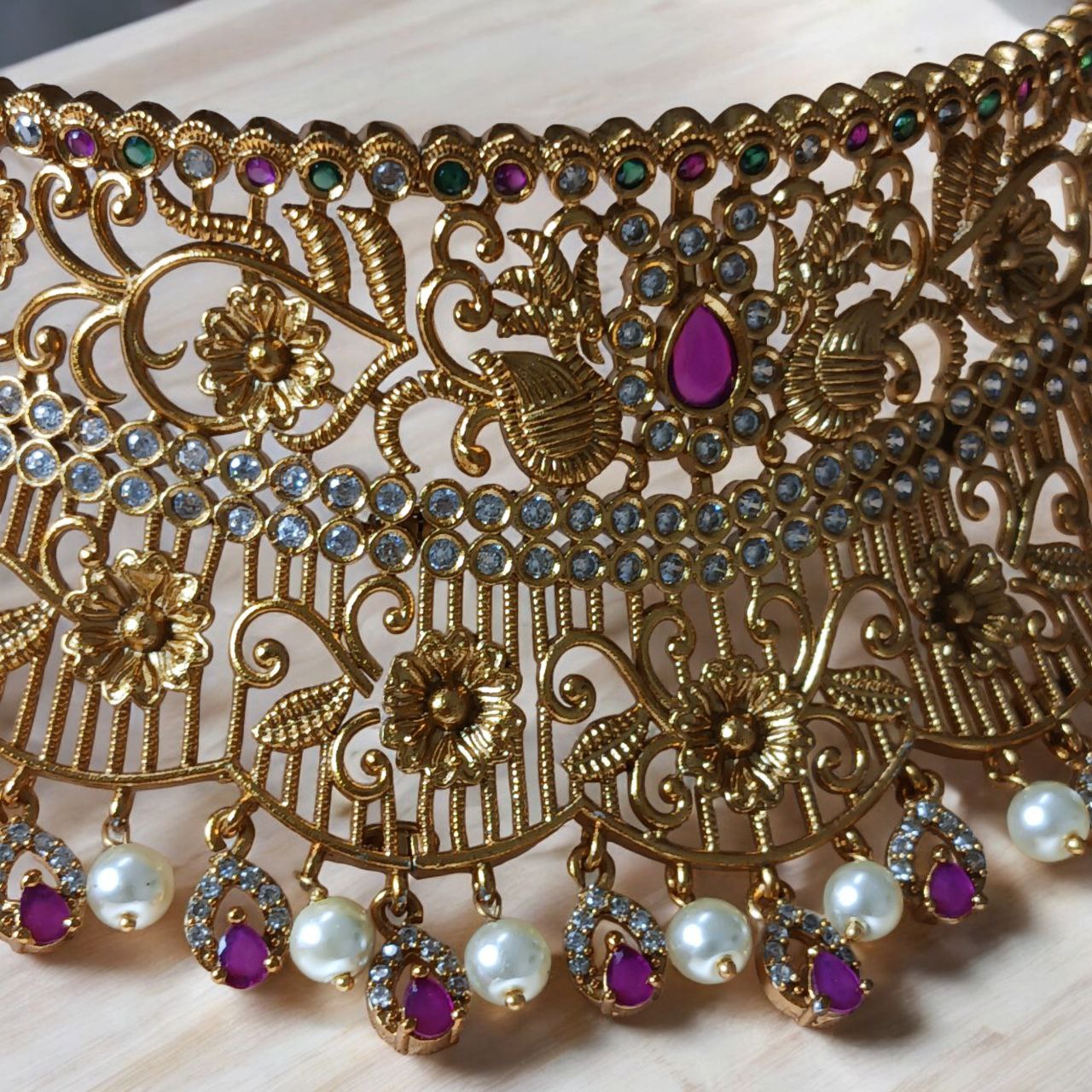Ruby Temple Choker