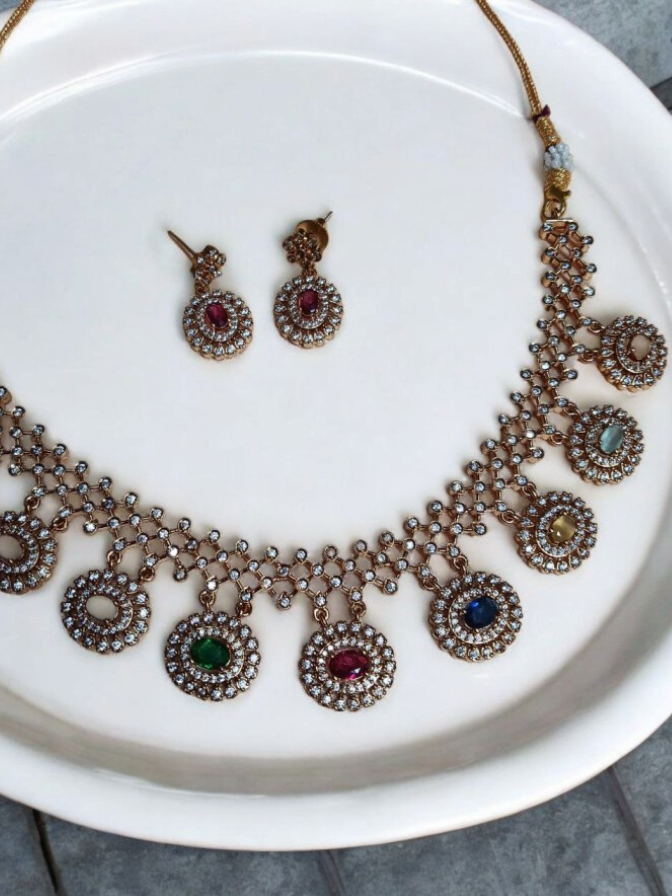 Nandini Navratan Necklace