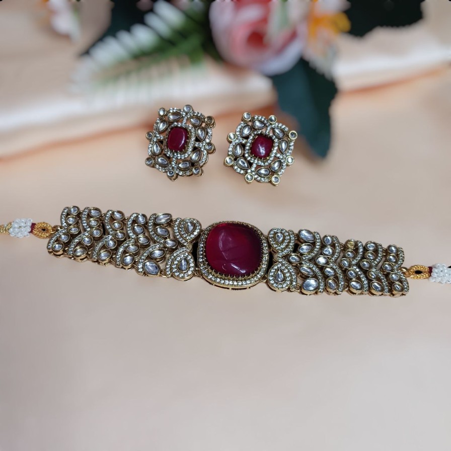 Tara Monalisa Red Choker