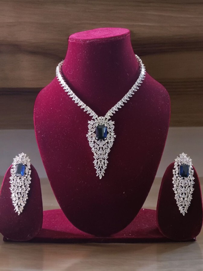 Tanishka Blue Statement