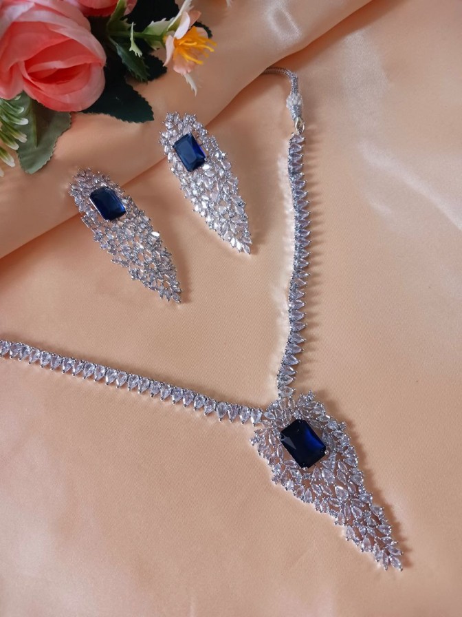 Tanishka Blue Statement