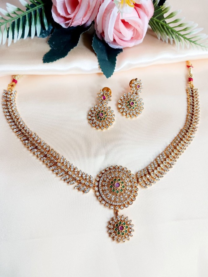 Nandini Multicolor AD Necklace