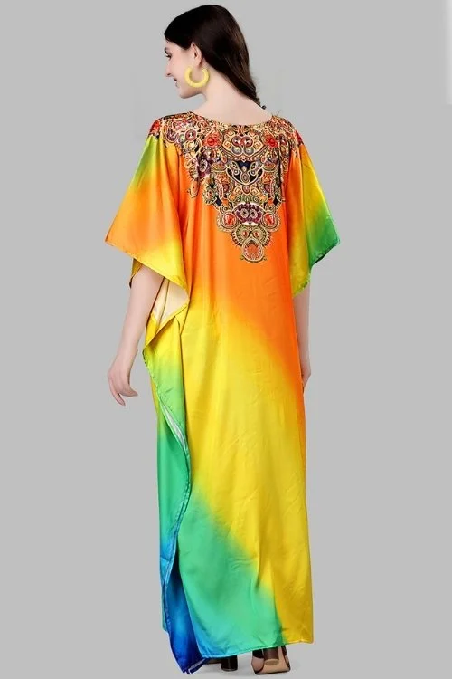 Kaftan Long Kurti with Digital Print for Women