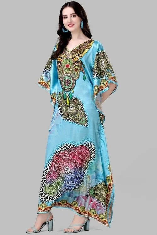Kaftan Long Kurti with Digital Print women boho print