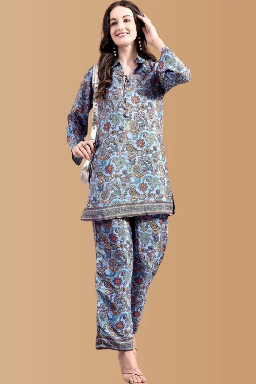 Blue Co-ord Set for Women