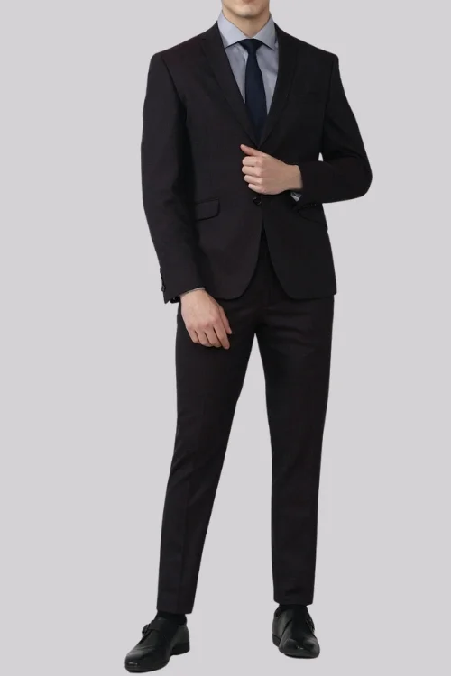 Black Men’s Formal Two Piece Suits