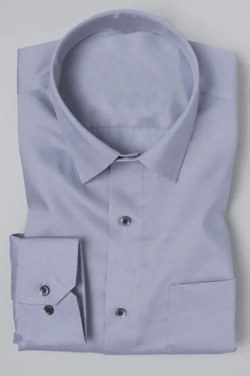 Grey Soft Giza Cotton Luxury Formal Shirt