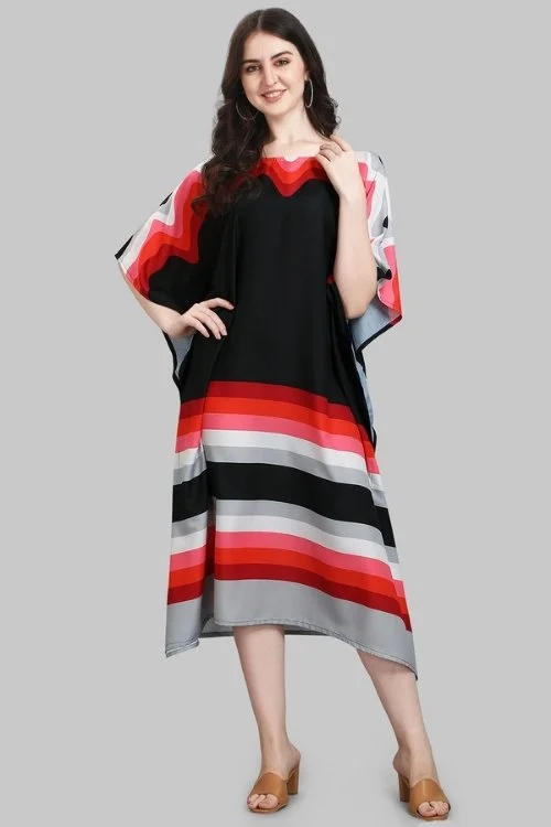 Kaftan Short Kurti with Digital Print for Women