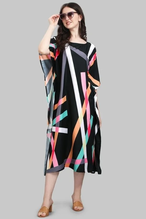 Digital Print Kaftan Tunic for Women