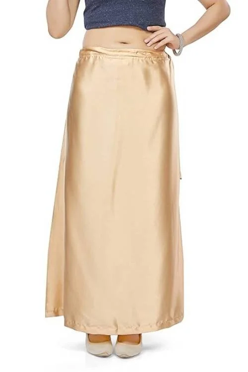 Women’s Satin Petticoat Perfect Underskirt for Sarees